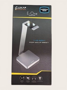 Luxa2 E-One Headset Stand Thermaltake Headphone Holder Aluminum NIB